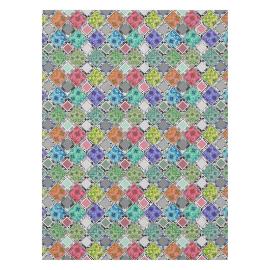 mehrfarbig , rustikal , Patchwork , Patchwork , Pa Tischdecke (Vorderseite)