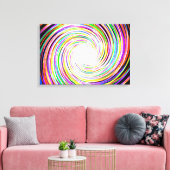Mehrfarbig Spark Swirl Leinwand (Insitu (Wohnzimmer))