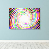 Mehrfarbig Spark Swirl Leinwand (Insitu (Holzboden))