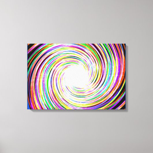Mehrfarbig Spark Swirl Leinwand (Vorderseite)