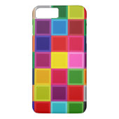 Mehrfarbig Squares Girly iPhone 7 Plus Fall Case-Mate iPhone Hülle (Rückseite)