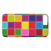 Mehrfarbig Squares Girly iPhone 7 Plus Fall Case-Mate iPhone Hülle (Rückseite (Horizontal))