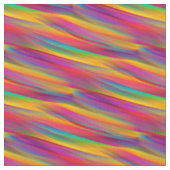 mehrfarbig Wavy Rainbow Gradient Stoff (Nahaufnahme)
