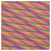 mehrfarbig Wavy Rainbow Gradient Stoff (Muster)