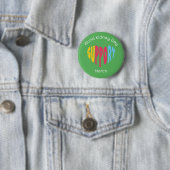 Mehrfarbig - Weltnierentag  Button (Beispiel)