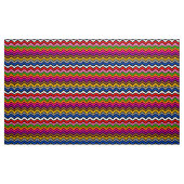 Mehrfarbig Zigzag Zickzack Black Design Stoff (Yard (91,4 cm))