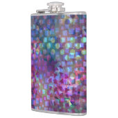 Mehrfarbige abstrakte Digital-Kunst Flachmann (Links)