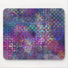 Mehrfarbige abstrakte Digital-Kunst Mousepad