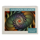 Mehrfarbige Abstrakte Fraktal 2026 Kalender (Titelbild)