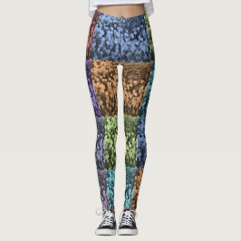 mehrfarbige Abstrakte Leggings