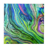 mehrfarbige abstrakte Malfliesen Fliese (Vorderseite)