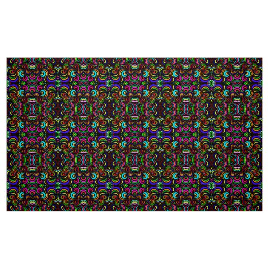 mehrfarbige abstrakte Muster Stoff (Fat Quarter (45,7 x 55,9 cm))