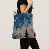 mehrfarbige abstrakte Wand Tasche (Von Nahem)