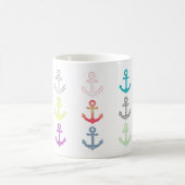 Mehrfarbige Anker Kaffeetasse (Mittel)