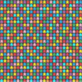 mehrfarbige Äpfel Aufkleber (Vorderseite)