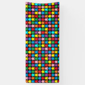 Mehrfarbige Äpfel Banner (Vertikal)