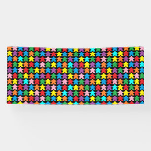 Mehrfarbige Äpfel Banner