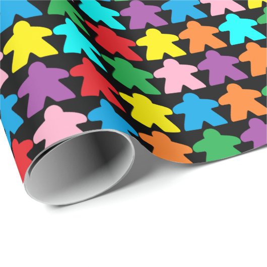 Mehrfarbige Äpfel Geschenkpapier (Rolleneckpunkt)