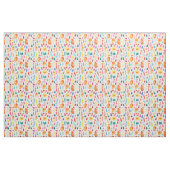 mehrfarbige Aquarellfarben-Pflanze Stoff (Fat Quarter (45,7 x 55,9 cm))