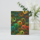 Mehrfarbige Augen Postkarte (Stehend Vorderseite)