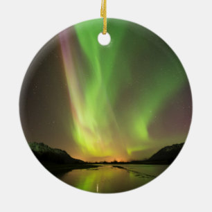 Mehrfarbige Aurora Keramikornament