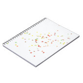 Mehrfarbige Ballondarstellung Notizblock (Linke Seite)
