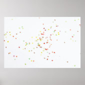 Mehrfarbige Ballondarstellung Poster (Vorne)