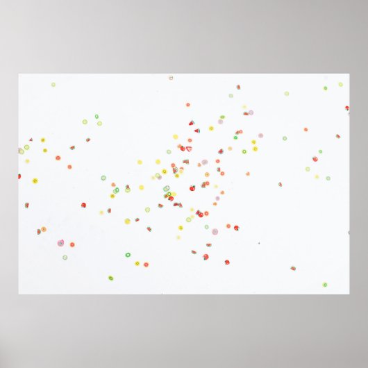 Mehrfarbige Ballondarstellung Poster (Vorne)