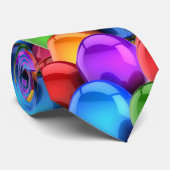 Mehrfarbige Ballone Krawatte (Gerollt)