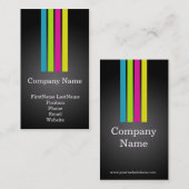 Mehrfarbige Berufliche Visitenkarten Visitenkarte (Vorne/Hinten)