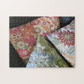 Mehrfarbige bestickte Kissen fotografisch Puzzle (Horizontal)