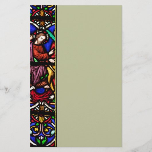 Mehrfarbige Bibel-Szene Briefpapier (Vorderseite)