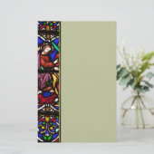 Mehrfarbige Bibel-Szene Briefpapier (Stehend Vorderseite)