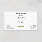 mehrfarbige Bildlobs für Maler  Visitenkarte (Rückseite)