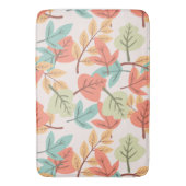 Mehrfarbige Blätter Badematte (Vorderseite Vertikal)