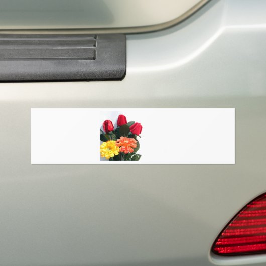 mehrfarbige Blume Autoaufkleber (Auf Auto)