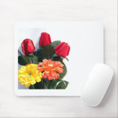 mehrfarbige Blume Mousepad (Mit Mouse)