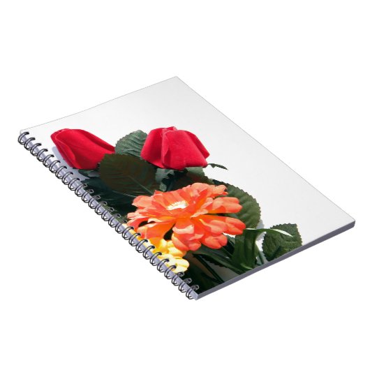 mehrfarbige Blume Notizblock (Rechte Seite)