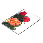 mehrfarbige Blume Notizblock (Linke Seite)