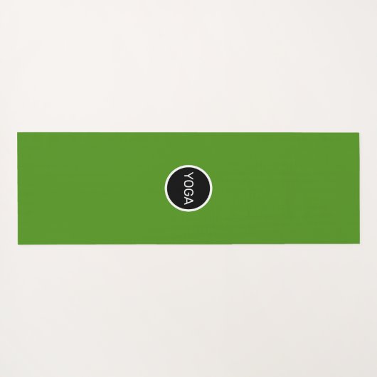 Mehrfarbige Blume & Palm-Blätter auf schwarz Yogamatte (Rückseite (Horizontal))