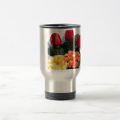 mehrfarbige Blume Reisebecher (Mittel)