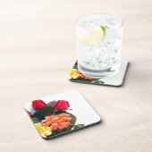 mehrfarbige Blume Untersetzer (Rechte Seite)