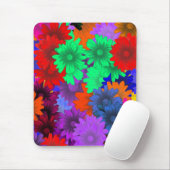 Mehrfarbige Blumen Mousepad (Mit Mouse)