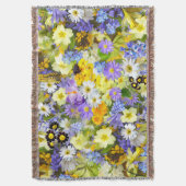 Mehrfarbige Blumendecke Decke (Vorderseite Vertikal)