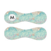 Mehrfarbige Blumendoodle-Muster Baseball (Paneele)