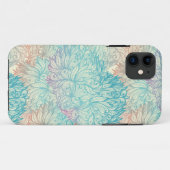 Mehrfarbige Blumendoodle-Muster Case-Mate iPhone Hülle (Rückseite (Horizontal))