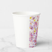 Mehrfarbige Blütenblätter Feier Pappbecher (Rechts)