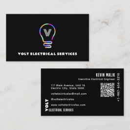 Mehrfarbige Bulb Shape Lighting Business Card Visitenkarte