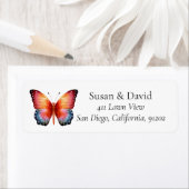 Mehrfarbige Butterfly-Adresse (Insitu)