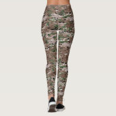 mehrfarbige Camouflage Leggings (Rückseite)